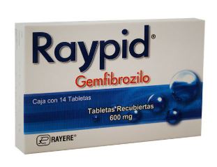 GEMFIBROZILO 600 mg, 14 tab, RAYPID