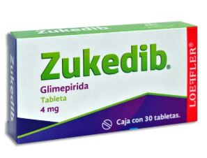 GLIMEPIRIDA 4 mg, 30 tab, ZUKEDIB