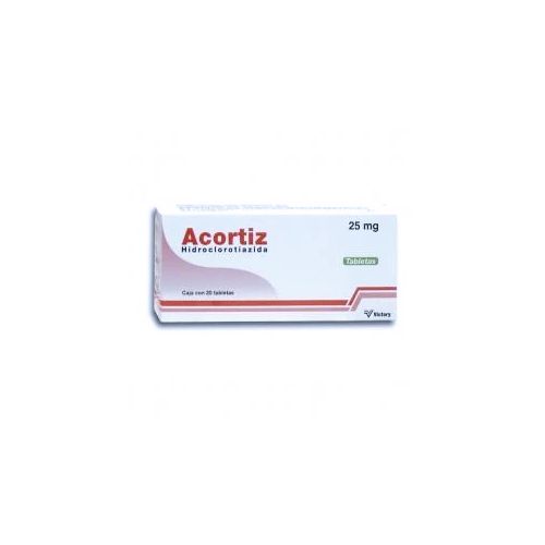 HIDROCLOROTIAZIDA 25 MG, ACORTIZ 20  tab