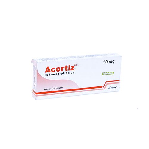 HIDROCLOROTIAZIDA 50 MG, ACORTIZ 20  tab
