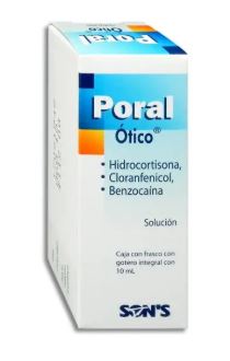 HIDROCORTISONA/CLORANFENICOL/BENZOCAINA, 10 ml, PORAL OTICO