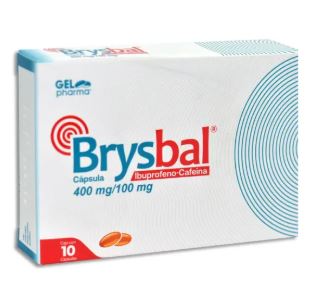 IBUPROFENO/CAFEINA 400/100 mg, 10 cap, BRYSBAL