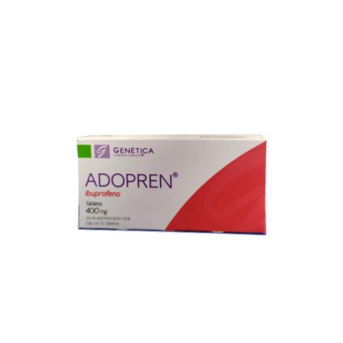 IBUPROFENO  400 MG , ADOPREN 400 10  tab