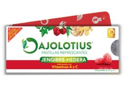 PASTILLAS SABOR JENGIBRE-HEREDA, AJOLOTIUS, 10 past
