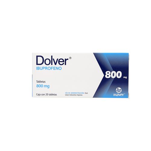 IBUPROFENO 800mg 20tab DOLVER