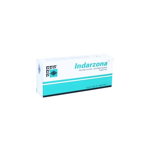 INDOMETACINA DEXAMETASONA 25/0.5  MG , INDARZONA 30  cap