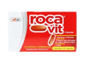 JALEA REAL, AJO DEODORIZADO, FOSFOLIPIDOS, COLINA, VITAMINAS Y MINERALES, ROCA VIT 30  perlas