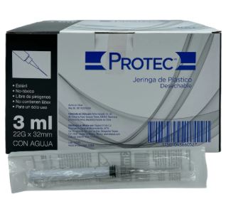 JERINGA 3ML NEGRA C/100 SENSIMEDICAL