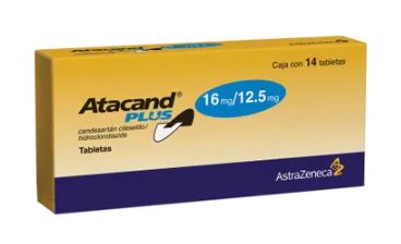 CANDESARTAN CILEXETILO/HIDROCLOROTIAZIDA, 16mg/12.5mg, ATACAND PLUS