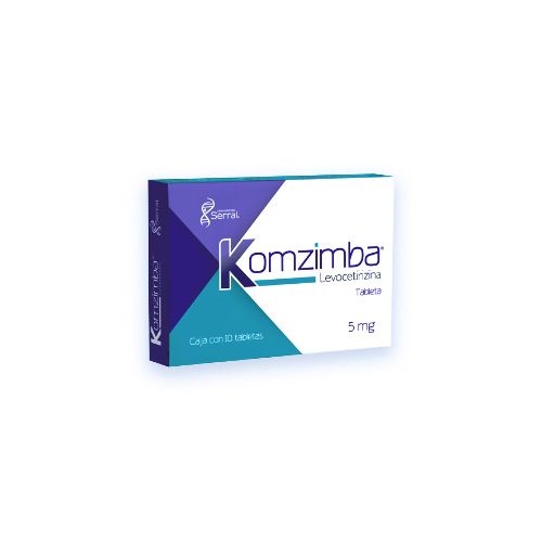 LEVOCETIRIZINA 5 mg, 10 tab, KOMZIMBA