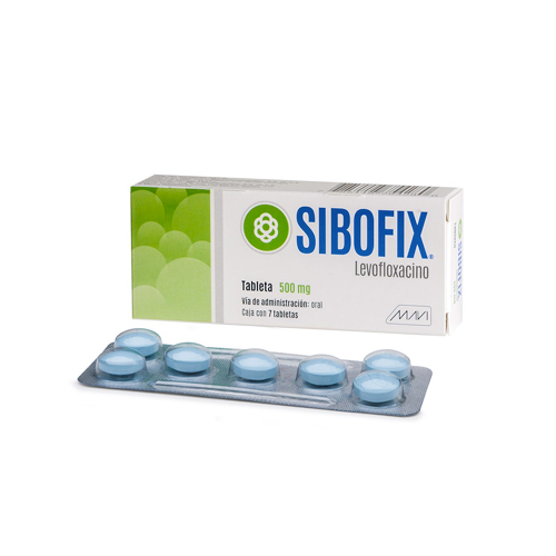 LEVOFLOXACINO 500 MG, SIBOFIX 7  tab