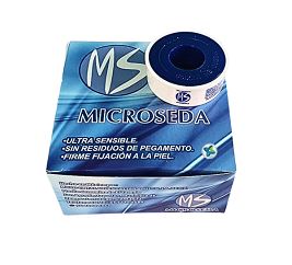 TELA ADHESIVA 2.5 cm x 1 m, MICROSEDA