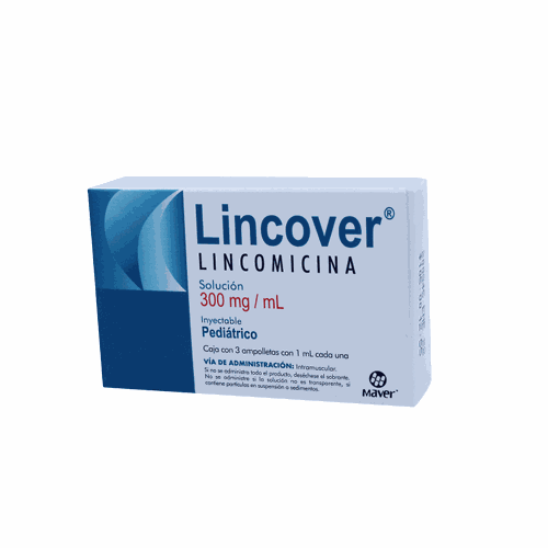 LINCOMICINA 300 MG, 3 amp, LINCOVER