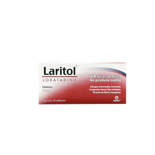 LORATADINA 10 mg, 20 tab, LARITOL