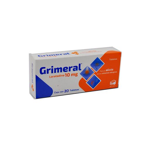 LORATADINA 10 mg, 20 tab, GRIMERAL