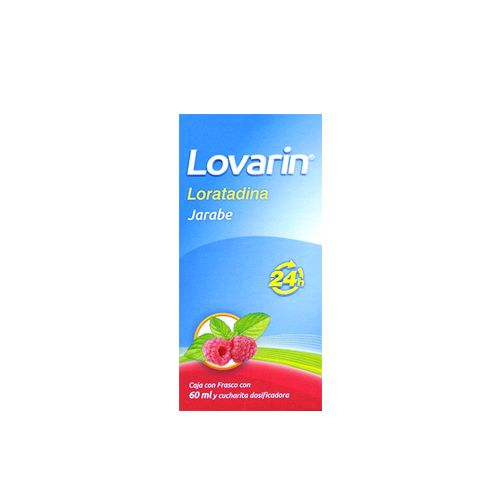 LORATADINA SOLUCION 100MG /100ML, LOVARIN 60  ml