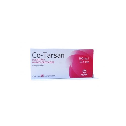 LOSARTAN HIDROCLOROTIAZIDA 100MG/12.5MG , CO- TARSAN 15  tab