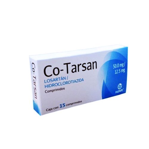 LOSARTAN HIDROCLOROTIAZIDA 50MG/12.5MG , CO- TARSAN 15  tab