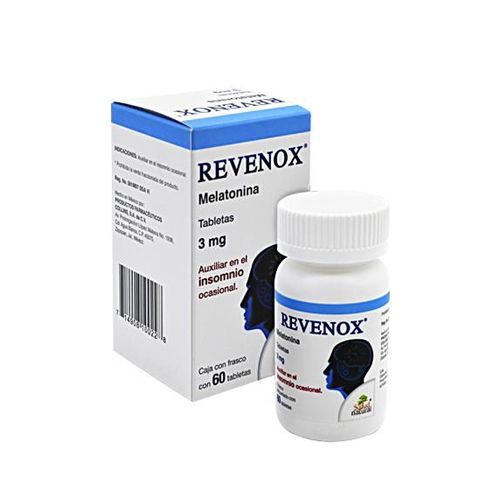 MELATONINA 3MG, REVENOX 60  tab