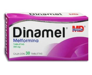 METFORMINA 500 mg, 30 tab, DINAMEL