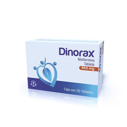 METFORMINA  850 MG , DINORAX 30  tab