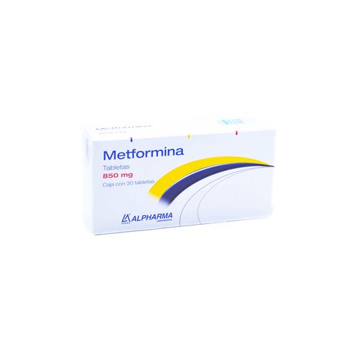 METFORMINA  850 MG , G.I. ALPHARMA 30  tab