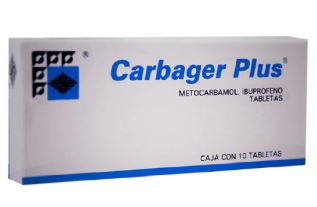 METOCARBAMOL/IBUPROFENO, 10 tab, CARBAGER PLUS