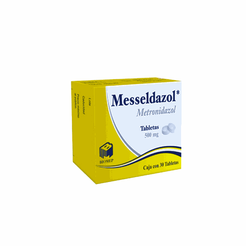 METRONIDAZOL 500 MG  , MESSELDAZOL 30  tab