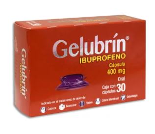 IBUPROFENO 400 mg, 30 cap, GELUBRIN