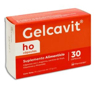 MULTIVITAMINAS Y MINERALES, 30 cap, GELCAVIT HO