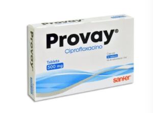 CIPROFLOXACINO 500 mg, 14 tab, PROVAY