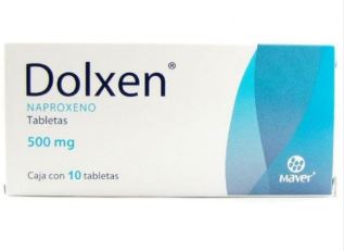 NAPROXENO 500 mg, 10 tab, DOLXEN