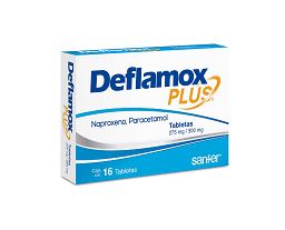 NAPROXENO SODICO/PARACETAMOL 275/300 mg, 16 tab, DEFLAMOX PLUS