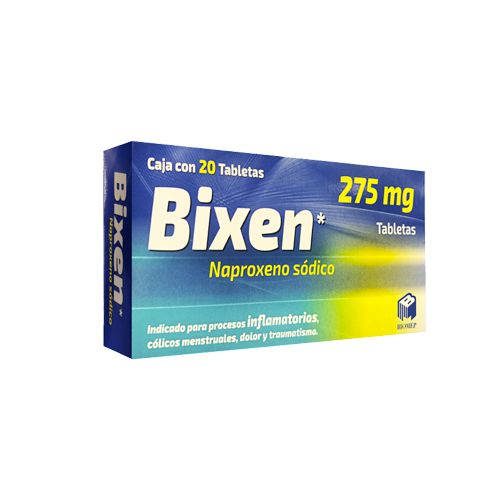 NAPROXENO  SODICO 275 MG, BIXEN  20  tab