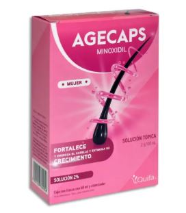 MINOXIDIL MUJER 2%, 60 ml c/atomizador, AGECAPS