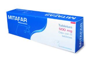 NITAZOXANIDA 500 mg, 6 tab, MITAFAR