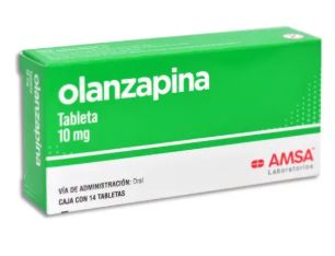 OLANZAPINA 10 mg, 14 tab, AMSA
