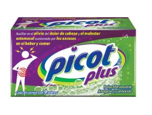 BICARBONATO DE SODIO, ACIDO TARTARICO, ACIDO CITRICO, SAL DE UVAS 9 sob, PICOT PLUS