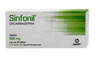 OXCARBAZEPINA 600MG, SINFONIL 20  tab