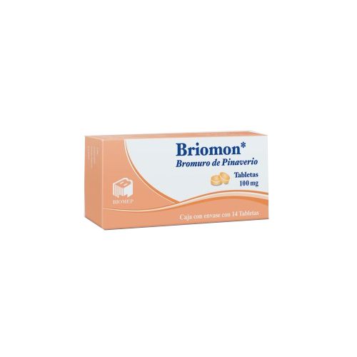 PINAVERIO BROMURO DE 100MG, BRIOMON 14  tab