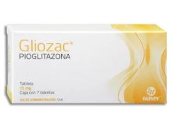 PIOGLITAZONA 15MG, GLIOZAC 7  tab
