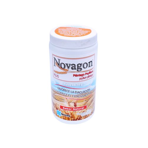 PLANTAGO PSYLLIUM 49.7 G   SABOR NATURAL, NOVAGON 400 g polv