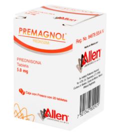 PREDNISONA 5 mg, PREMAGNOL 20  tab