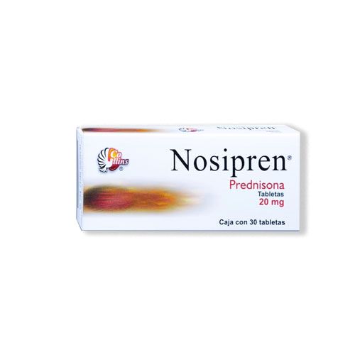 PREDNISONA 20MG , NOSIPREN 30  tab