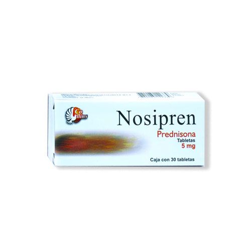 PREDNISONA 5 MG , NOSIPREN 30  tab