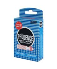 PRESERVATIVO c/3 pz, PRUDENCE ANILLOS Y PUNTOS