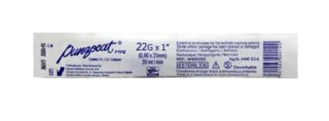 CATETER 22 AZUL, 1 pz, PUNZOCAT