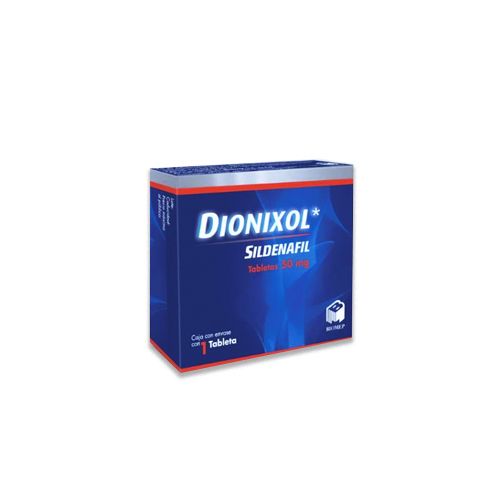 SILDENAFIL CITRATO DE  50MG , DIONIXOL 1  tab