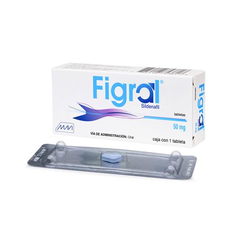 SILDENAFIL CITRATO DE  50MG , FIGRAL 1  tab