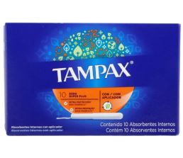 TAMPON ABSORBENTE c/10, TAMPAX SUPER PLUS